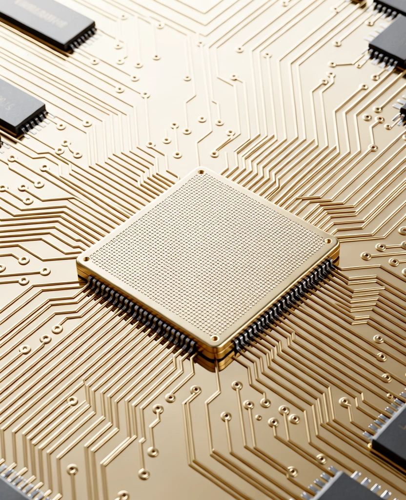 Wissens-Fokus Technologie Illustration