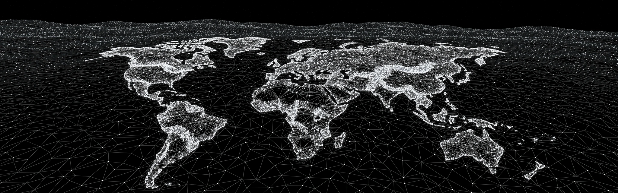 Globales Netzwerk Datenvisualisierung